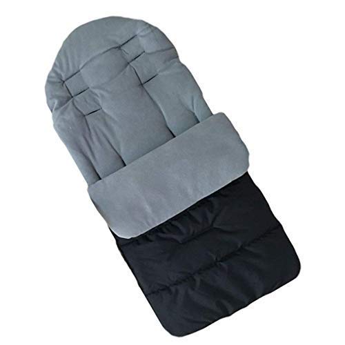 MHOYI - Saco de dormir para bebé forro de algodón, para asiento de cochecito de bebé,cómodo y universal,cálido,para invierno,resistente al viento,al calor,carrito de bebé,cojines de algodón