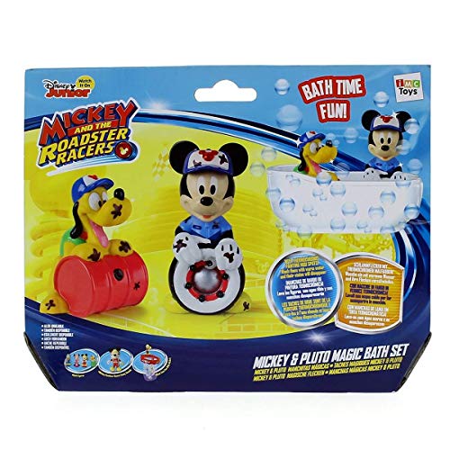 Mickey Mouse- Mickey & Pluto, Set 2 Figuras de Baño, 14 cm (Propio 182790)