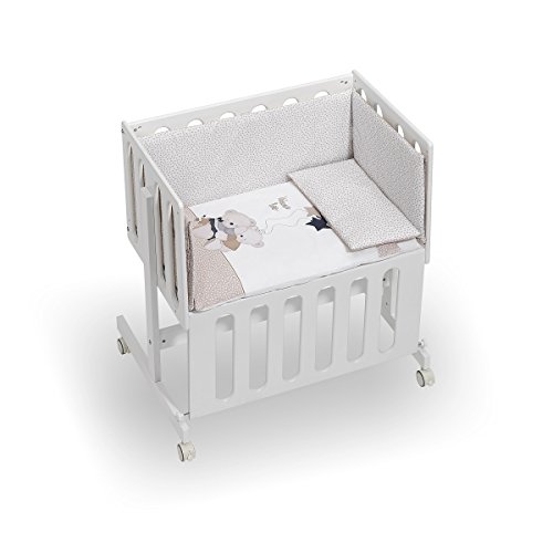 Minicuna Minana Colecho con Textil Volamos Baby Beige