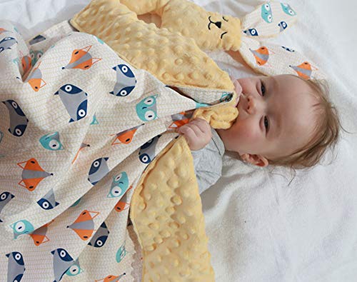 Miracle Baby Manta Coralina Bebe Algodón,Manta Bebe Invierno Suave y Confortable,Swaddle Wrap Saco de Dormir para Niños78*102(Pequeño,La Sirena)