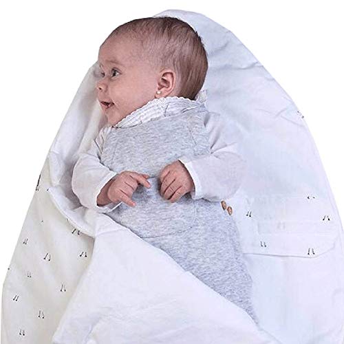 Miyanuby Saco de Dormir para Bebés, Huevos Lindos Dulce y Cálido Algodón Nido del Ángel Nido del Bebé Niña y Niño, Manta para Bebé Recién Nacido 0 a 6 Meses