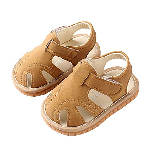 Miyanuby Sandalias Bebe Niño Verano Suela Suave Antideslizante Primeros Zapatos para Niños 0-30 Meses