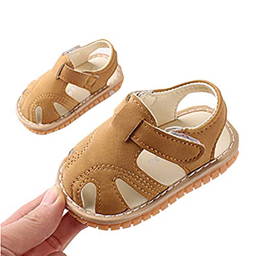 Miyanuby Sandalias Bebe Niño Verano Suela Suave Antideslizante Primeros Zapatos para Niños 0-30 Meses