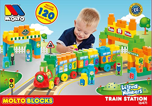 MOLTO Blocks - Tren, 120 Piezas 16471