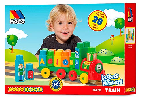 MOLTO Blocks - Tren, 28 Piezas 17470