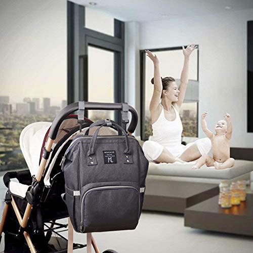 Mooedcoe Mochila Pañales Maternal Bolso Carro Bebé Mochila Carrito Bebe Impermeable