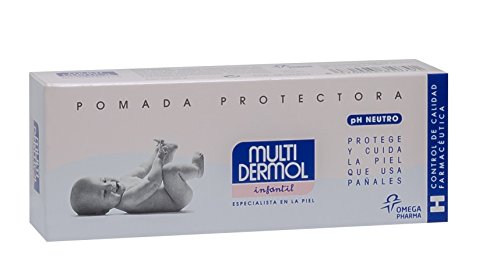 Multidermol Pomada Infantil - Protege y Cuida la Piel que Usa Pañales - Crema para el cambio de pañales - Ph Neutro - 50 gr