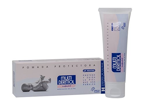 Multidermol Pomada Infantil - Protege y Cuida la Piel que Usa Pañales - Crema para el cambio de pañales - Ph Neutro - 50 gr