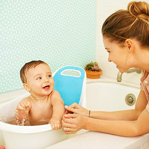 Munchkin Bañera Para Bebé Sit and Soak, Soporte Integrado y Respaldo de Espuma Almohadillado, 0-12 meses, color blanco