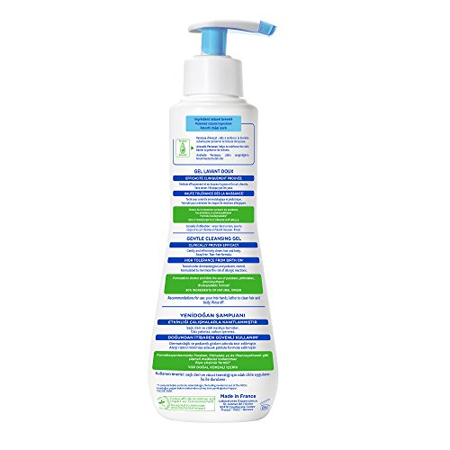 Mustela - Gel de limpieza suave, 500 ml