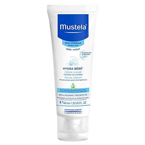 Mustela Hydra Bebe Crema Facial desde el nacimiento, 40 ml