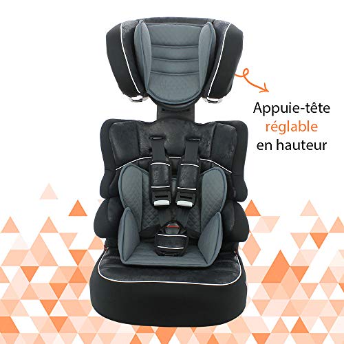 MyCarSit - Asiento de coche para niños (respaldo alto, 9 a 36 kg), color azul