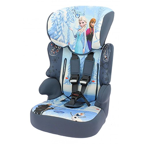 Mycarsit - Asiento elevador para automóvil, grupo 1/2/3 (para niños de 9 a 18 kg), con diseño de la película «Frozen» (Disney)