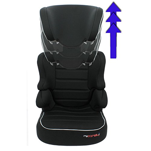 Mycarsit, Silla de coche grupo 1/2/3, gris