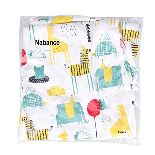 Nabance Algodón Saco de Dormir Bebe Recién Nacidos con Bolsa de Tela para Transportar Niño Niña 3-18 Meses Verano 0.5 Tog 70-90cm Ajustable Niño Niña