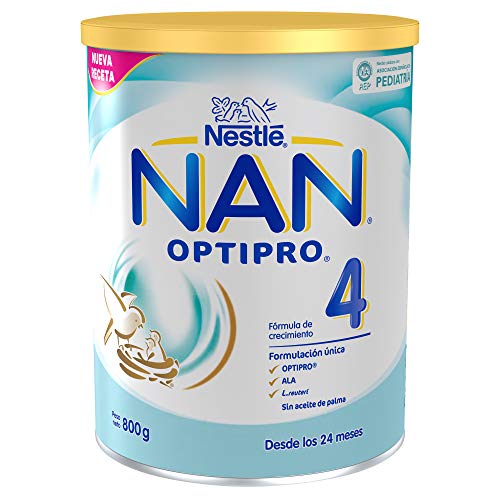 NAN OPTIPRO 4 - Preparado lácteo infantil - Fórmula de crecimiento en polvo - A partir de los 24 meses - 800g