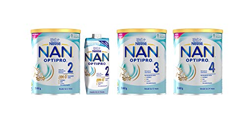 NAN OPTIPRO 4 - Preparado lácteo infantil - Fórmula de crecimiento en polvo - A partir de los 24 meses - 800g