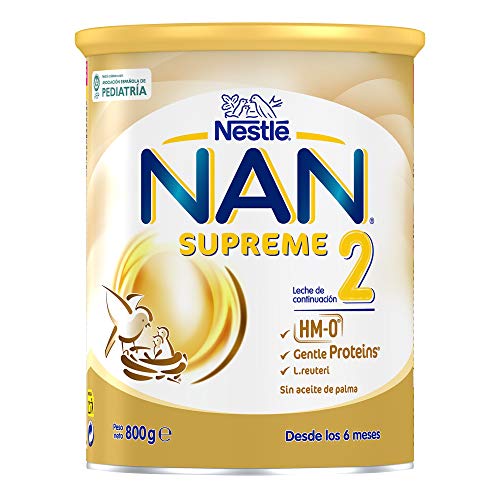 Nan Supreme 2 - Leche de Continuación en Polvo Premium - Fórmula para Bebé - A Partir de Los 6 Meses - 800 gr