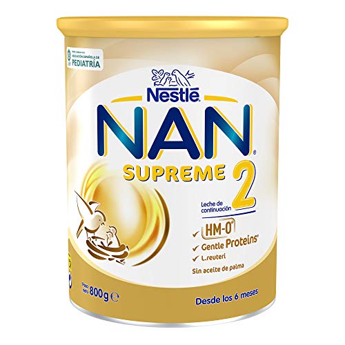 NAN SUPREME 2 - Leche de continuación en polvo Premium - Fórmula para bebé - A partir de los 6 meses - 800g