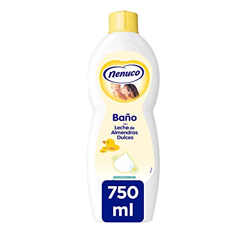 Nenuco Jabón de Baño hidratante para bebé con leche de almendras - 750 ml