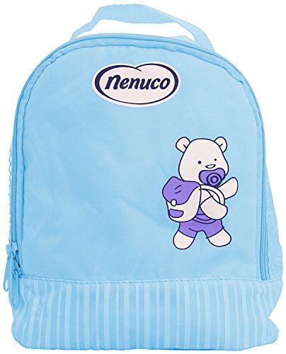 Nenuco Pack Bebé Mochila de Paseo color azul, contiene colonia, jabón, champú y leche hidratante, 4 x 200 ml