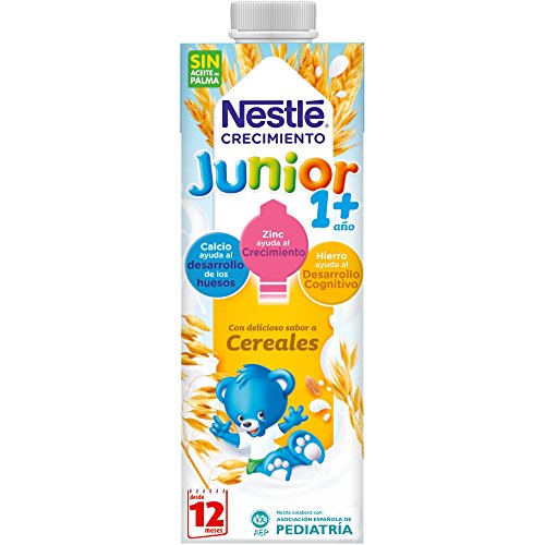 Nestlé Junior 1+ Cereales Leche para niños a partir de 1 año - 1l