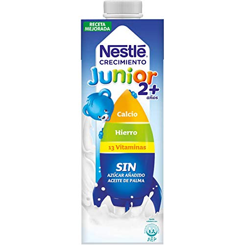 Nestlé Junior 2+ Original -Leche para niños a partir de 2 años - 1l