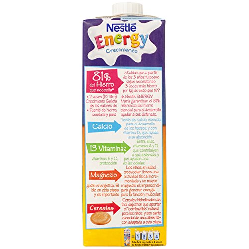 NESTLÉ JUNIOR Crecimiento 2+ Galleta María a partir de 2 años 1L