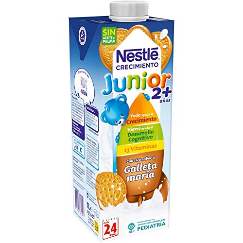 Nestlé Junior Crecimiento 2+galleta María Leche para niños a partir de 2 años - 1l