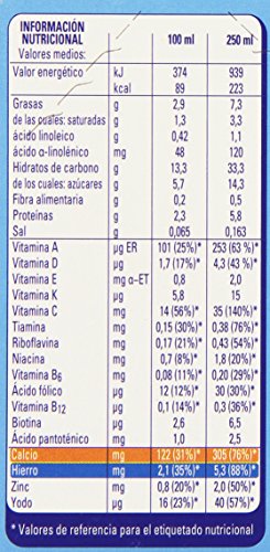 Nestlé Leche y Cereales Alimento elaborado a base de cereales con leche de continuación listo para tomar - Paquete de 2 x 250 ml - Total: 500 ml