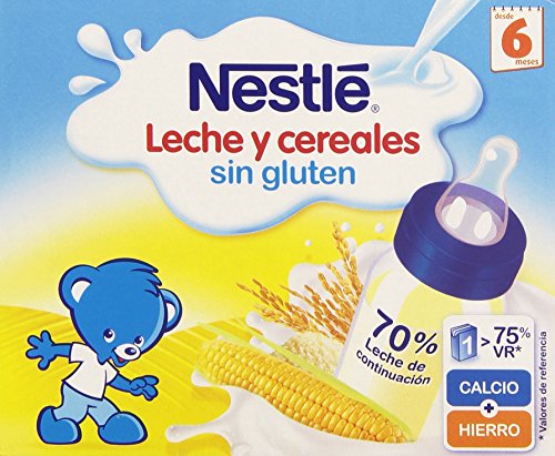 Nestlé Leche y Cereales Alimento elaborado a base de cereales con leche de continuación listo para tomar - Paquete de 2 x 250 ml - Total: 500 ml