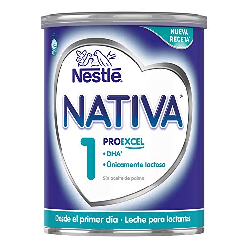 Nestlé NATIVA 1 - Leche para lactantes en polvo - Fórmula Para bebés - Desde el primer día - 800g