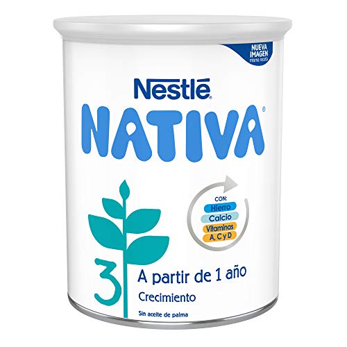 NESTLÉ NATIVA 3 - Leche de crecimiento en polvo - Fórmula infantil - A partir de los 12 meses - 800g