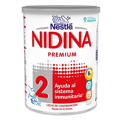 NESTLÉ NIDINA 2 - Leche de continuación en polvo - Fórmula Para bebés - A partir de los 6 meses -800g