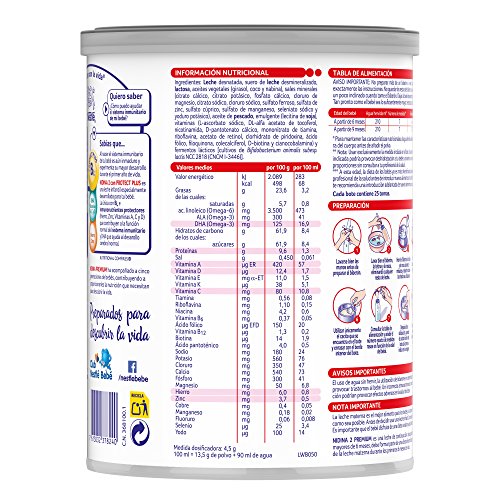 NESTLÉ NIDINA 2 - Leche de continuación en polvo - Fórmula Para bebés - A partir de los 6 meses -800g