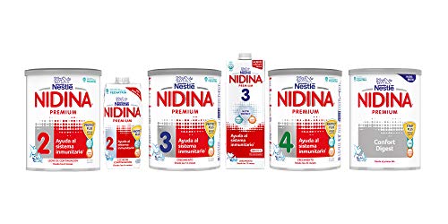 Nestlé NIDINA 3 - A partir de los 12 meses - Leche de crecimiento en polvo - Fórmula infantil - 800g