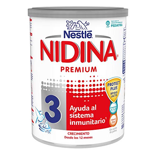 Nestlé NIDINA 3 - A partir de los 12 meses - Leche de crecimiento en polvo - Fórmula infantil - 800g