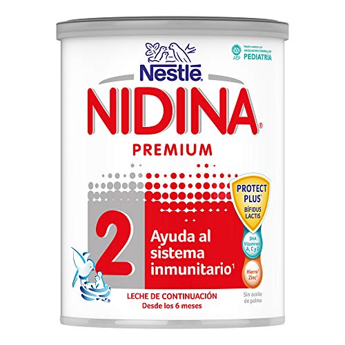 Nidina 2 Leche Infantil, Caja de 3 Latas - 2400 g