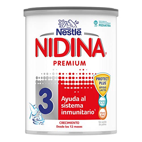 Nidina 3 Leche Infantil, Caja de 3 Latas - 2400 g