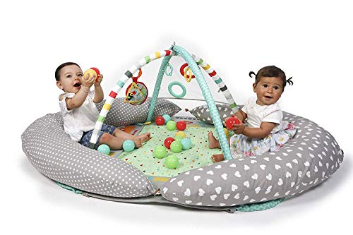 Niimo Cojin Lactancia Bebe y Almohada Embarazada Dormir Multifuncion Funda Cojin 100% Algodon Desenfundable y Lavable Relleno de Poliester Multiusos Maternidad (Alpha XXL, Gris-Estrella Blanca)