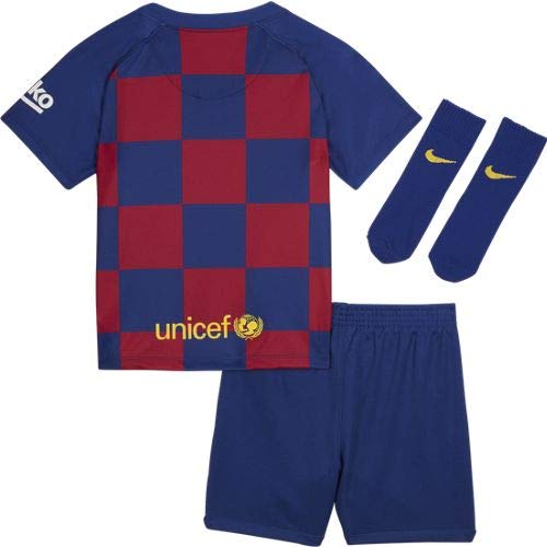 NIKE FCB I Nk BRT Kit Hm Equipamento de Fútbol, Unisex niños, Deep Royal Blue/(Varsity Maize) (Full Sponsor), 24-36M