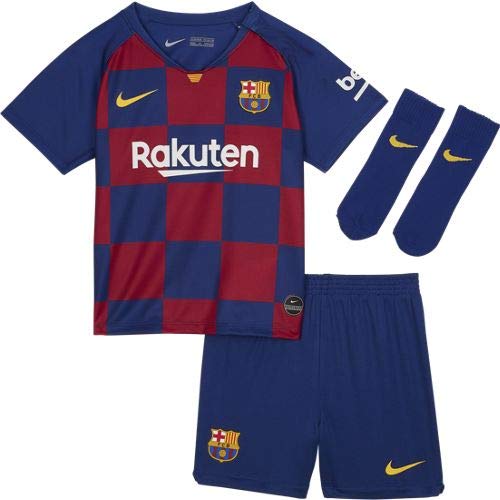 NIKE FCB I Nk BRT Kit Hm Equipamento de Fútbol, Unisex niños, Deep Royal Blue/(Varsity Maize) (Full Sponsor), 24-36M