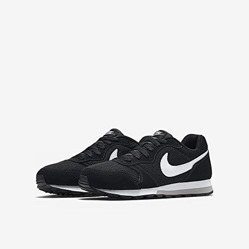 Nike MD Runner 2 GS 807316-001, Zapatillas de Running para Niños, Negro (Black/Wolf Grey/White), 38.5 EU