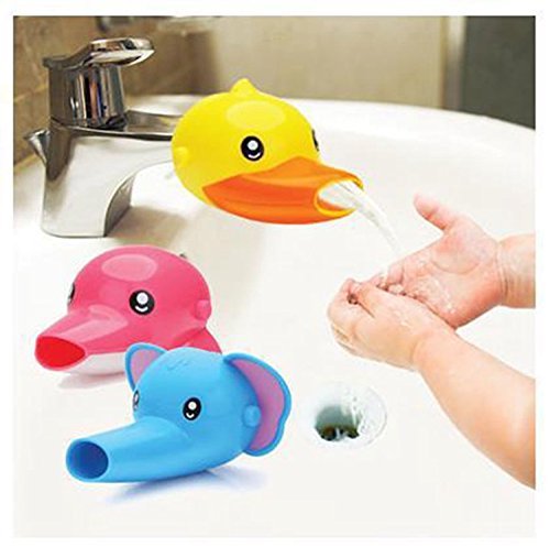 Niños manija de grifo del fregadero Extender Extender para niño, bebé, niños seguro y divertido Solución El lavado de manos, dibujos animados grifo Extender - accesorios de baño