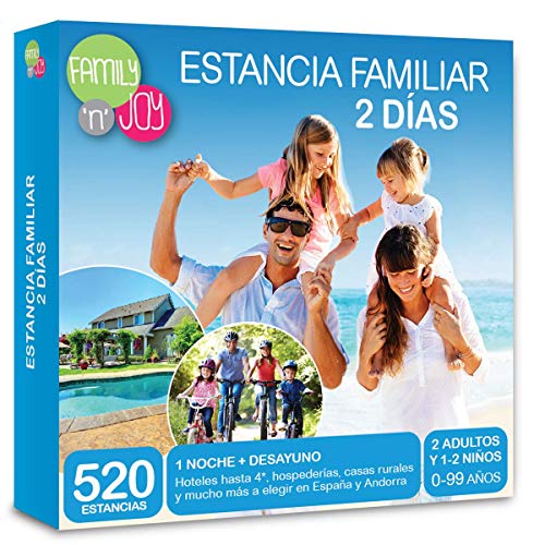 NJOY Experiences - Caja Regalo - ESTANCIA FAMILIAR 2 DÍAS - Más de 520 estancias familiares a escoger