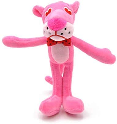 NOBRAND Juguete de Peluche Regalos muñecos de Peluche de Felpa Calidad tolilo Pantera Rosa Juguetes de Peluche Leopardo de Jaguar Bebés Muñecos cumpleaños 2pcs