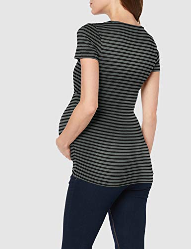 Noppies tee Nurs SS Yd Paris Camiseta premamá, Multicolor (Urban Chic Stripe P295), 40 (Talla del Fabricante: Medium) para Mujer