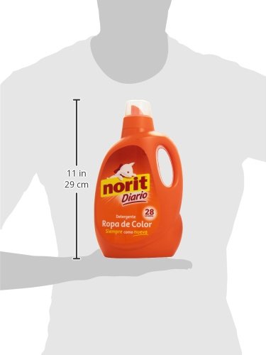 Norit - Detergente líquido para ropa de color, 28 lavados, 1500ml