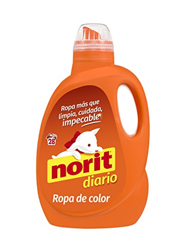 Norit - Detergente líquido para ropa de color, 28 lavados, 1500ml