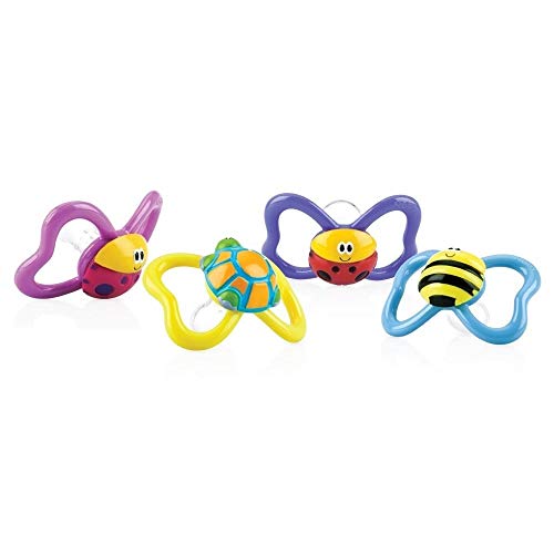 Nuby ID5880MFSM - Chupete oval de animalitos